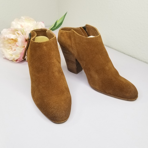 Dolce Vita Shoes - Dolce Vita Raul Suede slide on mule brown boots